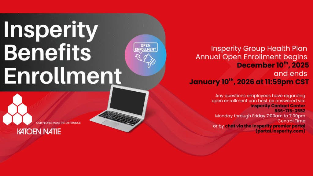 Insperity - Open Enrollment 2026 - Specialty Chemicals